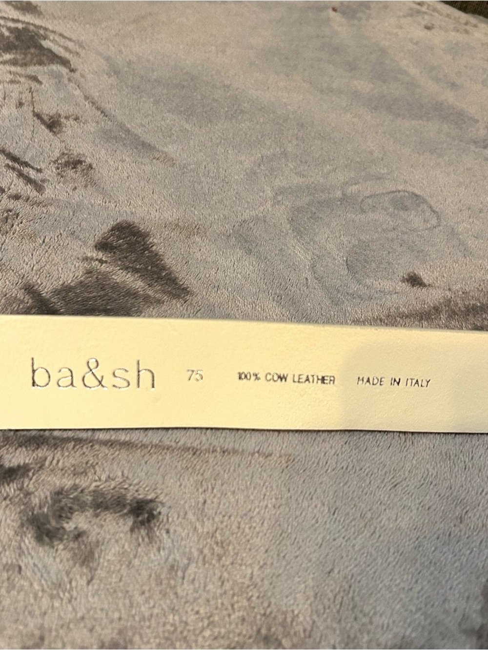 ba&sh Cream/white Leather Belt - Picture 3 of 6